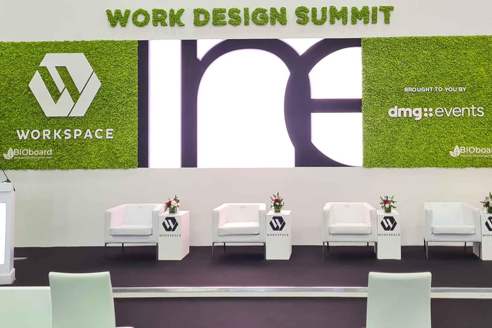 MOSS branding at Dubai Index conference