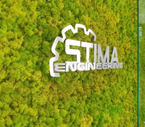 Green wall at Stima Engineering's building