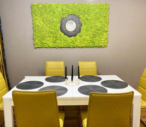 MOSS picture with a decorative motif